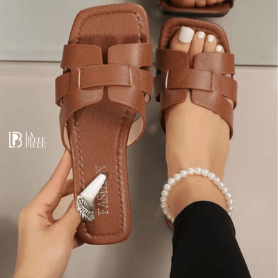La belle Pièce  summer Brown / 35 ANAYA - H Sandales de luxe™