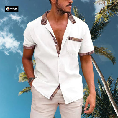 La belle Pièce  White / S Élégante Aegis | Chemise d'été tendance