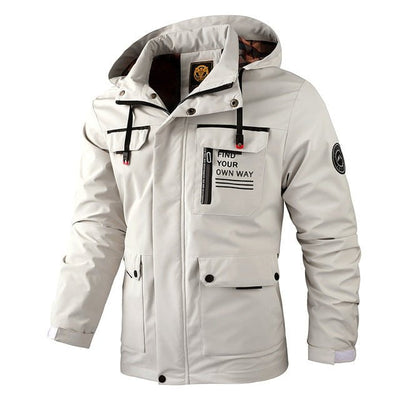 Les Plus Branchés Grey / XS (34) Parka imperméable coupe vent | Ultra fonctionnelle