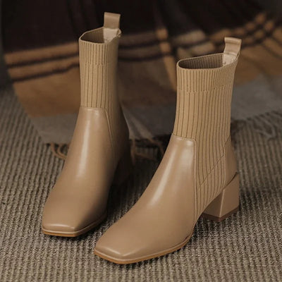 Pournous.store botte Elise™ Bottine courte pour femme élégante
